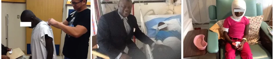 Page historique montrant les orientations d’enfants vers les hôpitaux spécialisés