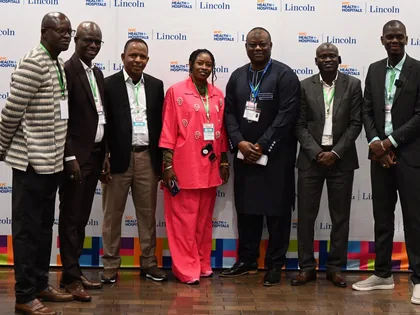 Photo d'equipe de conference Africa Health Innovations a Lincoln